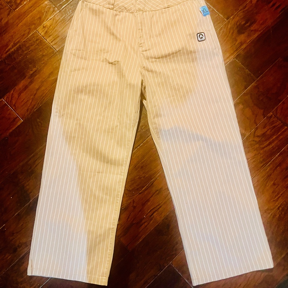 Airwalk Tan Pinstripe Pants